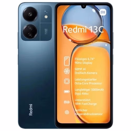 Smartphone Xiaomi  Redmi Redmi 13C / 8GB RAM / 256GB / Navy blue 