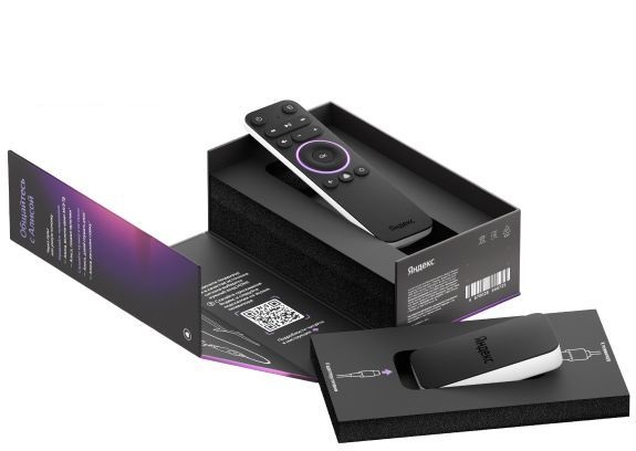 4K Mediaplayer Yandex Module with Alisa / Kinopoisk, Yandex Music, HDMI, Remote Control, Alisa Assistant built-in, YaOS photo 2