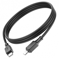 Cablu USB-C la Lightning HOCO “X101 Assistant” / 1m / Silicone / 27W / Black thumbnav 2