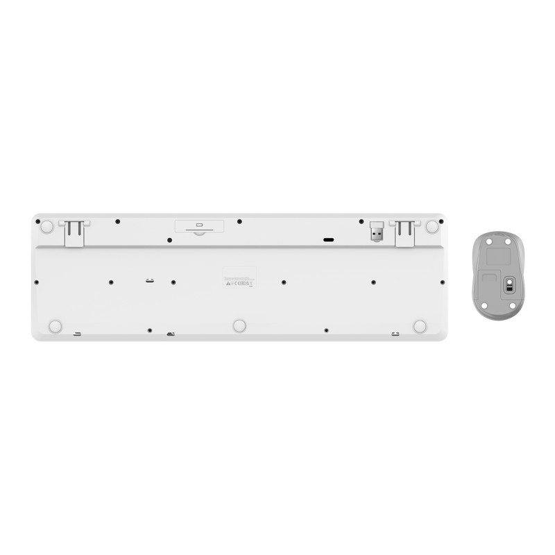 Беспроводная клавиатура и мышьTrust ODY II / White photo 4