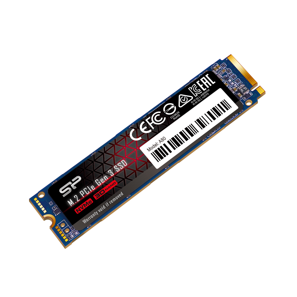M.2 NVMe SSD Silicon Power A80/ 1.0TB/ PCIe3.0 x4 / NVMe1.3/ M2 Type 2280 photo 3