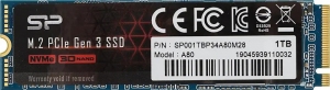 M.2 NVMe SSD Silicon Power A80/ 1.0TB/ PCIe3.0 x4 / NVMe1.3/ M2 Type 2280 thumbnav 1