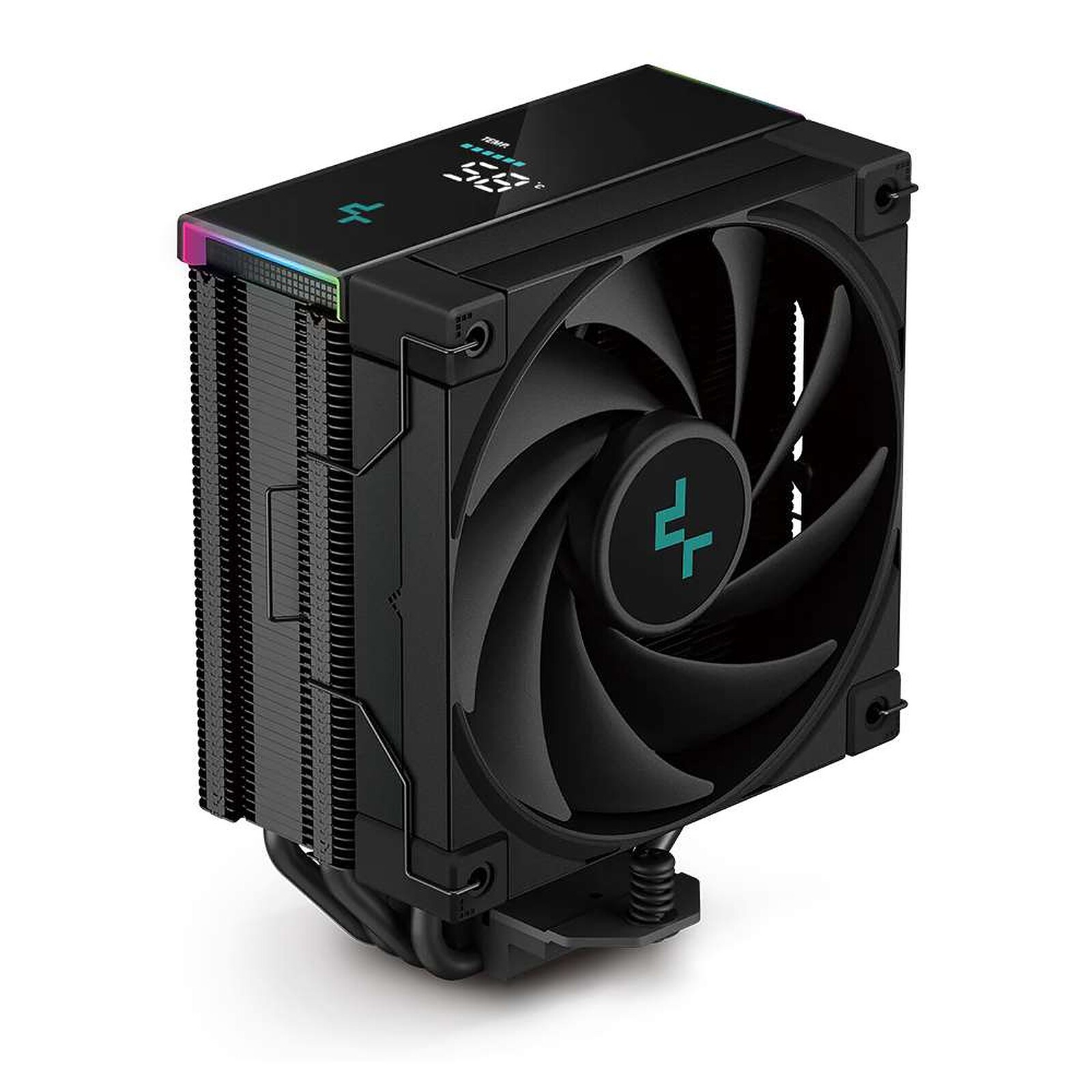 Cooler DEEPCOOL AK400 DIGITAL PRO/ Universal / 220W /500~1750rpm/ <25dBA/ 60.89 CFM/ Black photo 1