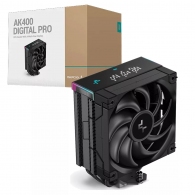 Cooler DEEPCOOL AK400 DIGITAL PRO/ Universal / 220W /500~1750rpm/ <25dBA/ 60.89 CFM/ Black thumbnav 9
