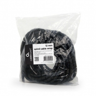 Спиральный кабельный органайзер Gembird CM-WR1210-01/ 12mm / 10m / Black thumbnav 4