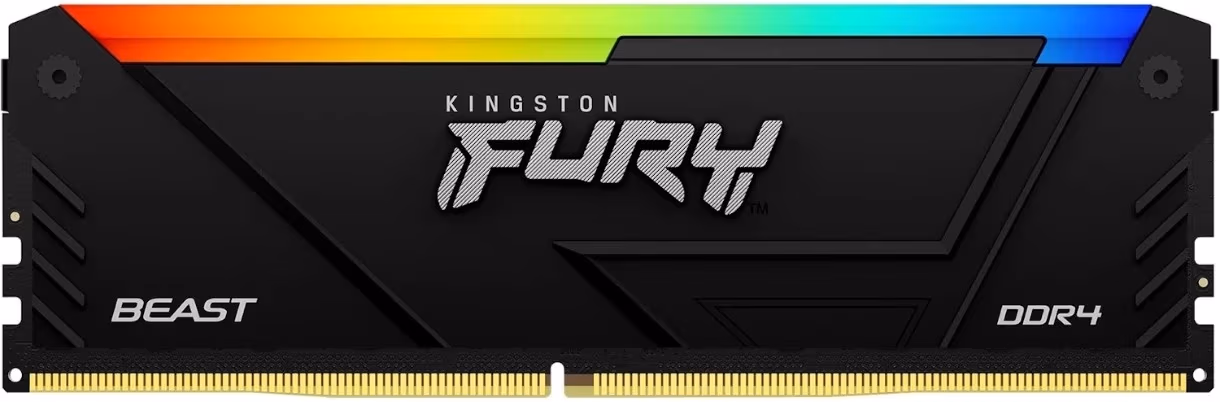 Оперативная память Kingston FURY® Beast DDR4 RGB 3600 МТ/с 8ГБ 