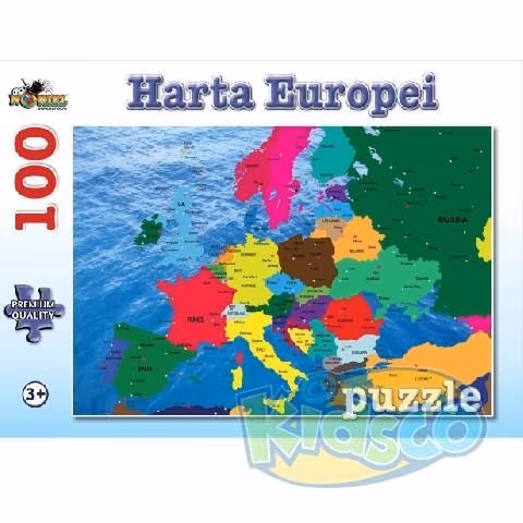 Noriel NOR4681 Puzzle 100 Piese Harta Europei Refresh 