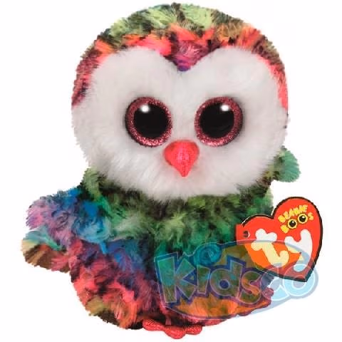 TY TY37143 Bb Owen - Multicolor Owl 24cm