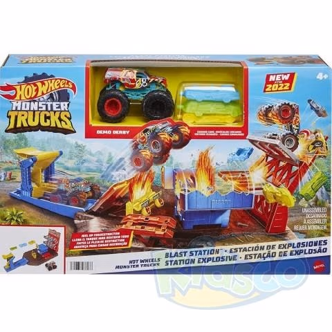 Hot Wheels HFB12 Mt Blast Station Playset 