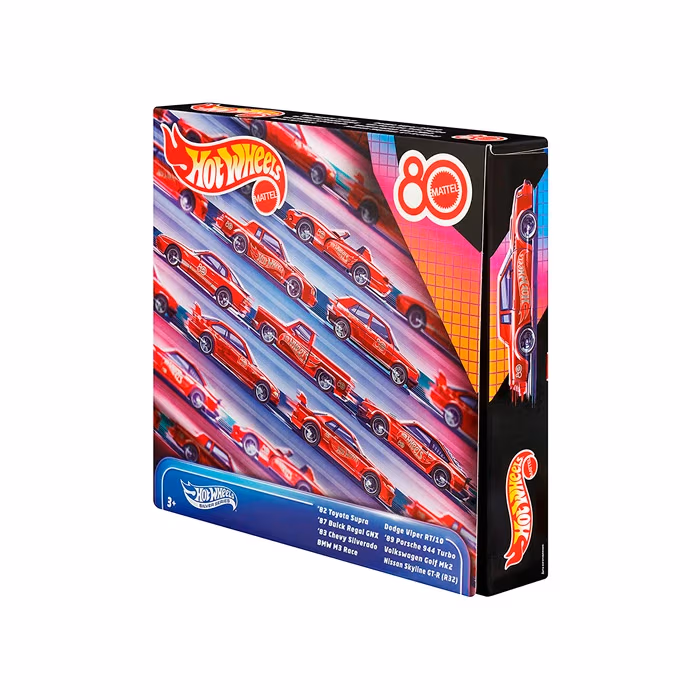 Set de 8 masini HW 80 years JGK09 