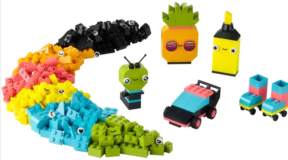 Constructor Lego Classic Creative Neon Fun 11027 de la 5+ ani photo 2