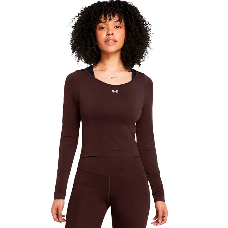 Hanorac Under Armour UA Vanish Seamless LS / Femei / L / Maro photo 2