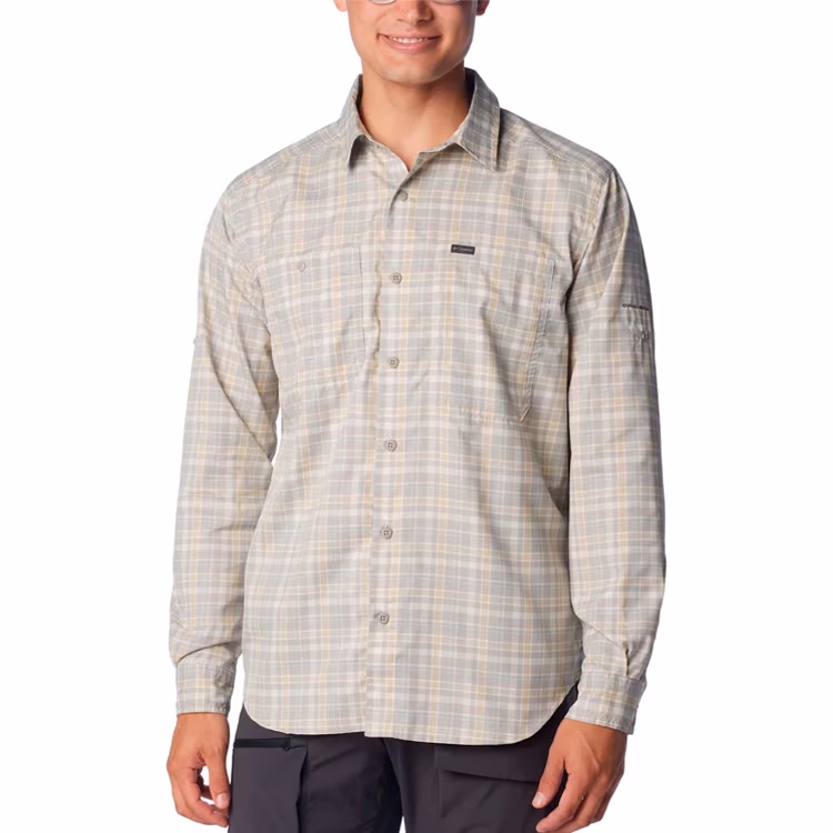 Camasa Columbia Silver Ridge Utility Lite Plaid Long Sleeve Shirt
