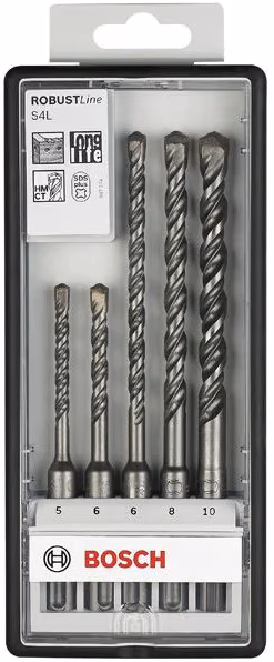 Набор буров SDS-plus Bosch SDS-Plus 5; 5,6,6,8  2607019927