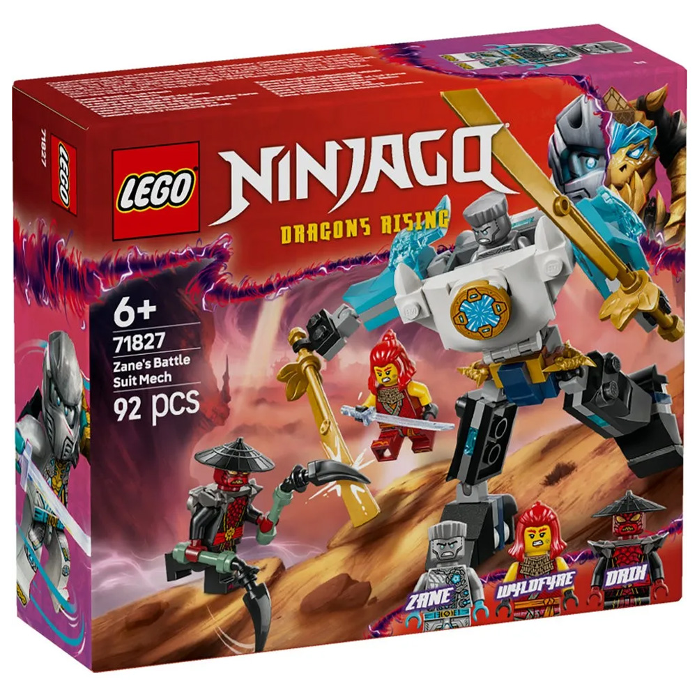 Конструктор Lego Ninjago Zane's Battle Suit Mech 71827 от 6+ лет photo 1 Конструктор Lego Ninjago Zane's Battle Suit Mech 71827 от 6+ лет photo 1