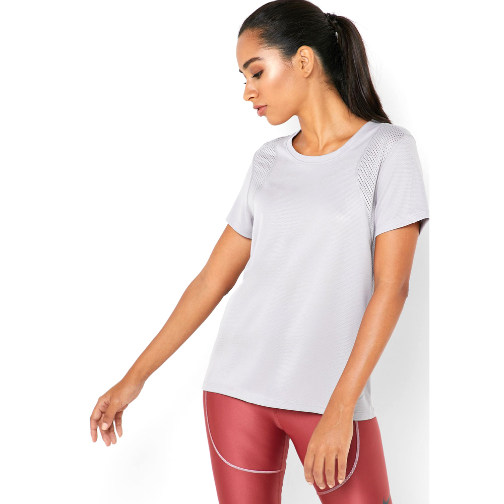 Футболка Nike RUN TOP SS / Женский / L / Серый photo 4