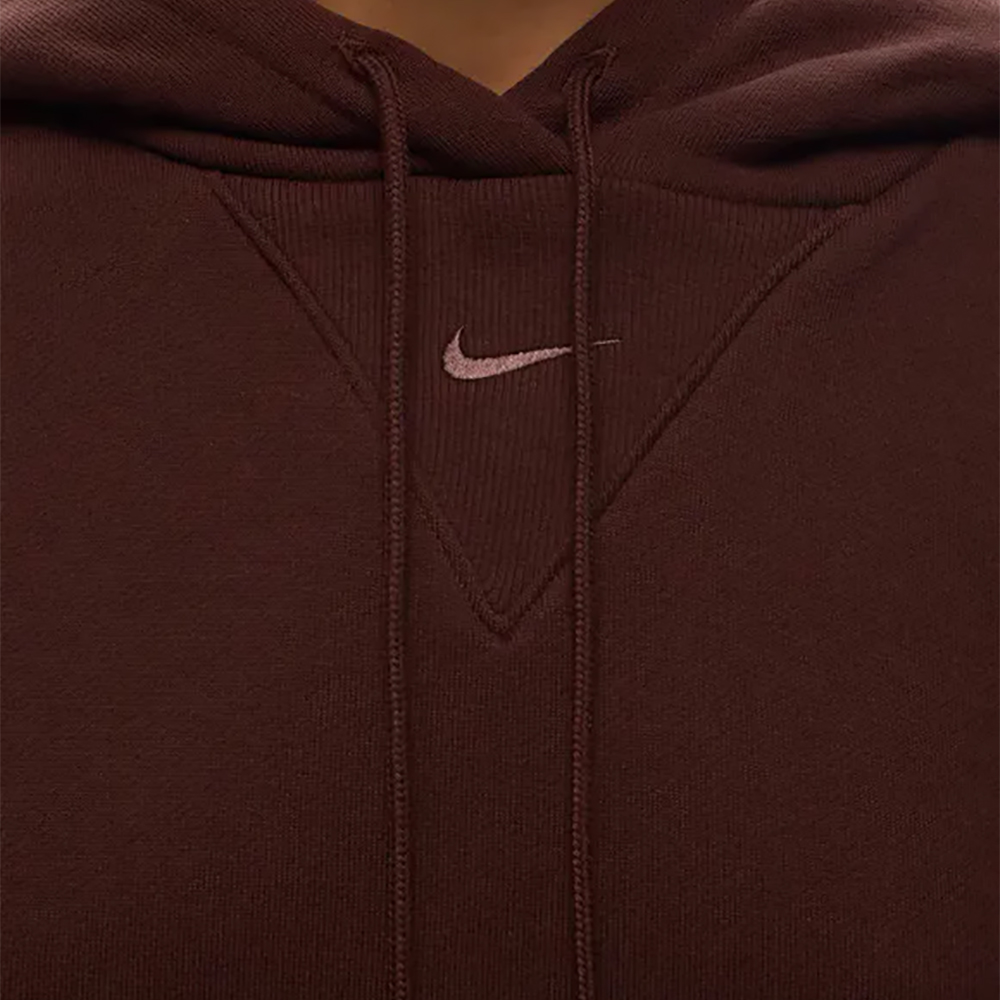 Hanorac Nike W NSW NK MDRN FLC FT OS HDY M Maro Femei photo 3