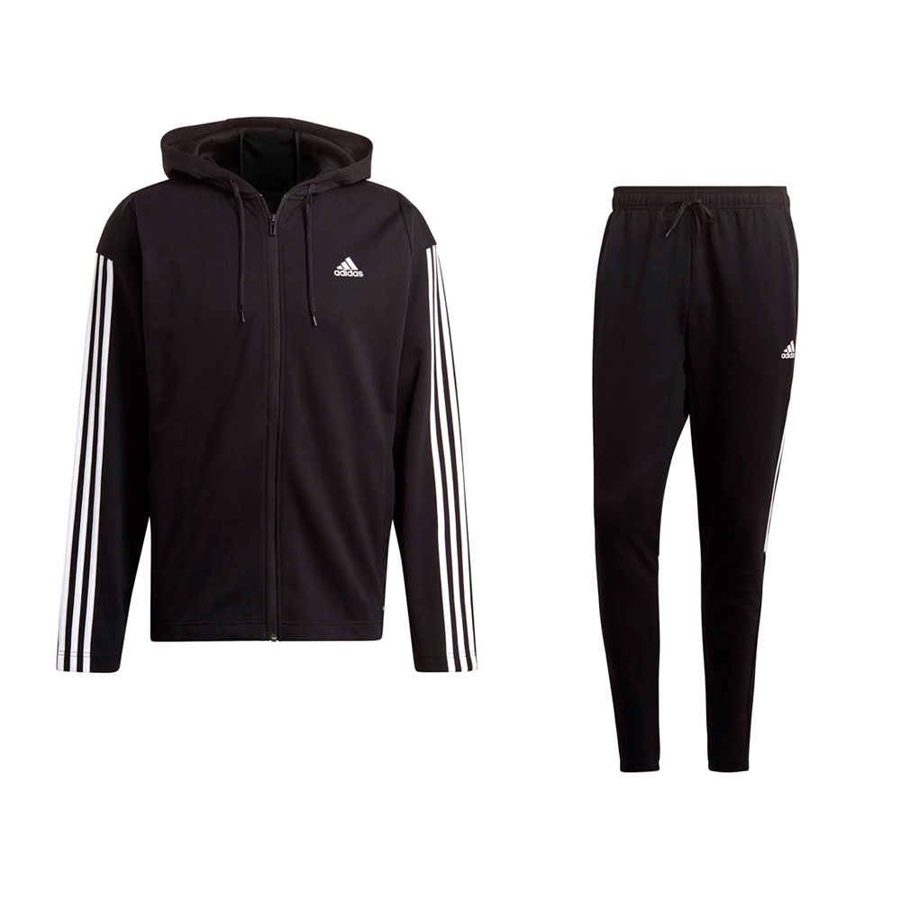 Trening pt Barbati Adidas M Rib Tracksuit S Negru photo 2