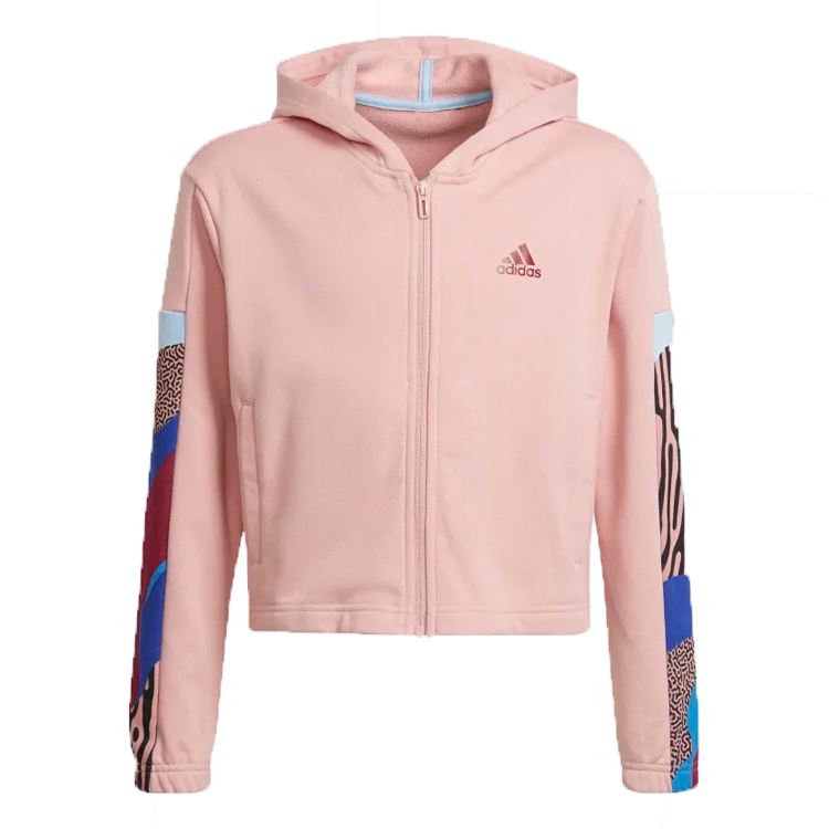 Costum sportiv Adidas G AOP COTTON TS / Femei / 128 / Roz photo 4