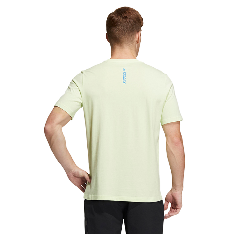 Футболка мужская Adidas SS LOGO GFX T S Желтый photo 3