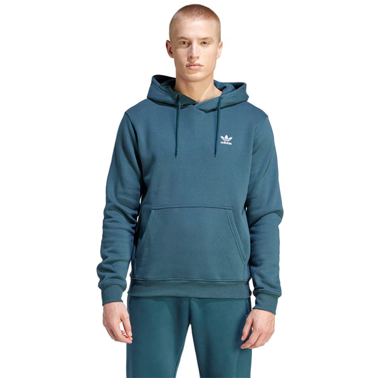 Hanorac pt bărbați Adidas ESSENTIAL HOODY XS Turcoaz photo 3