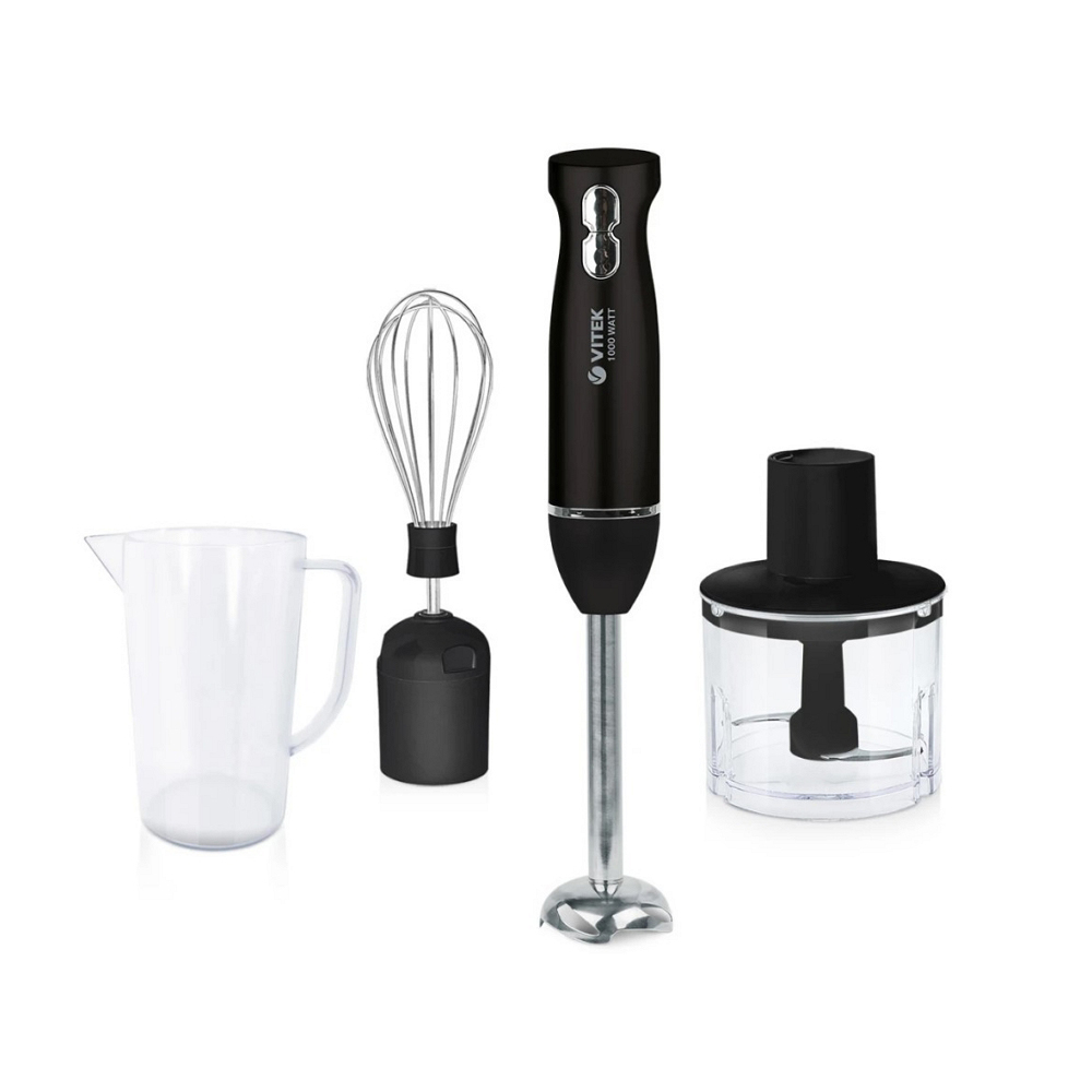Blender Submersibil Vitek VT-8527 Negru / 2 viteze / 800 ml photo 1