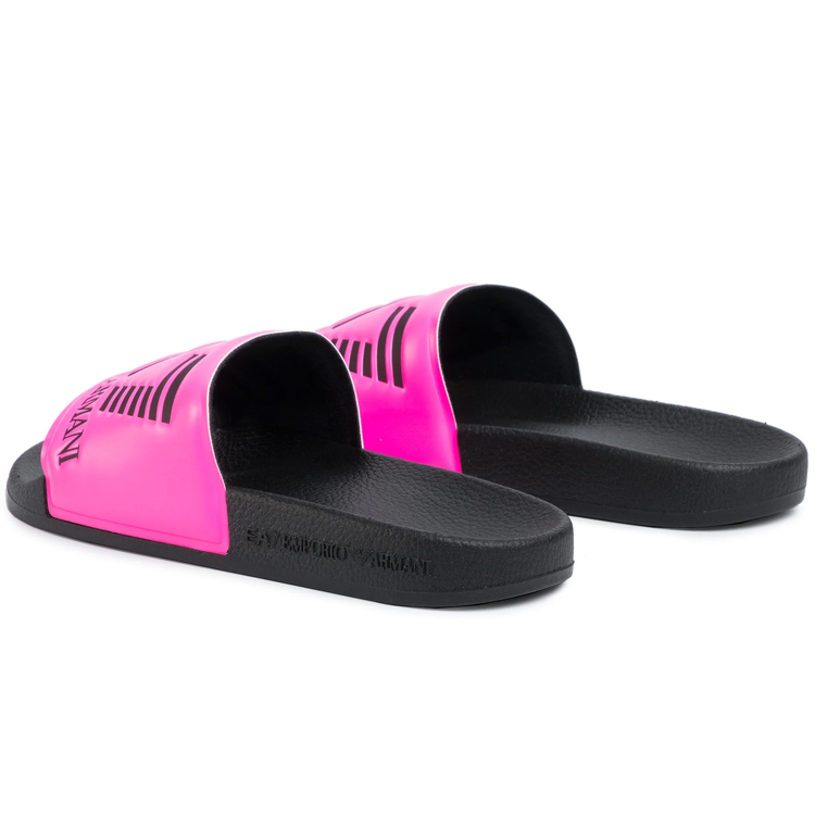 Slapi EA7 EMPORIO ARMANI WATER SPORTS VISIBIL pt Femei / 36 / Roz-negru photo 2