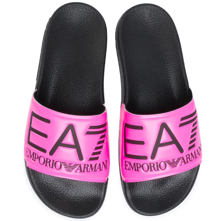 Slapi EA7 EMPORIO ARMANI WATER SPORTS VISIBIL pt Femei / 36 / Roz-negru photo 3
