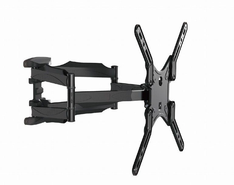 TV-Wall Mount for 32-60"- Gembird "WM-60RT-01", Rotation-Tilt, max. 35kg, Tilt -2°/+10°, Distance TV to Wall: 42-452 mm, max. VESA 600 x 400, Black photo 1