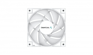 120mm Case Fan - DEEPCOOL "FC120 WHITE- 3 IN 1", 3x A-RGB LED Fans, 120x120x25 mm, 500~1800 RPM±10%, 61.91 CFM, <28 dB(A), 4-pin PWM, Hydro Bearing, 3-pin(+5V-D-G), White thumbnav 2