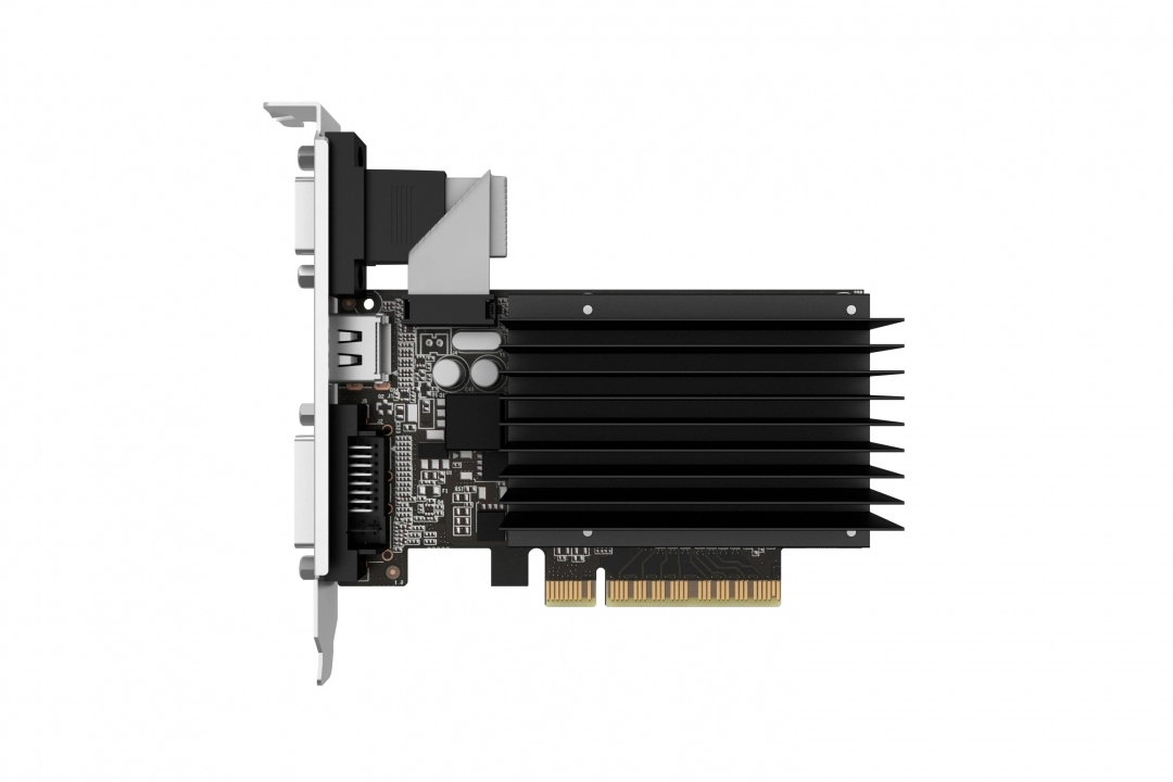 Palit GeForce GT710 2GB DDR3 64Bit 954/1600Mhz VGA, DVI, HDMI, Passive Cooling, Retail