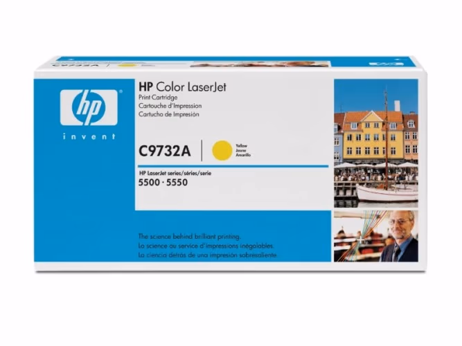 HP 645A (C9732A) Yellow Cartridge for HP LaserJet 5550, 5500, 12000 p.