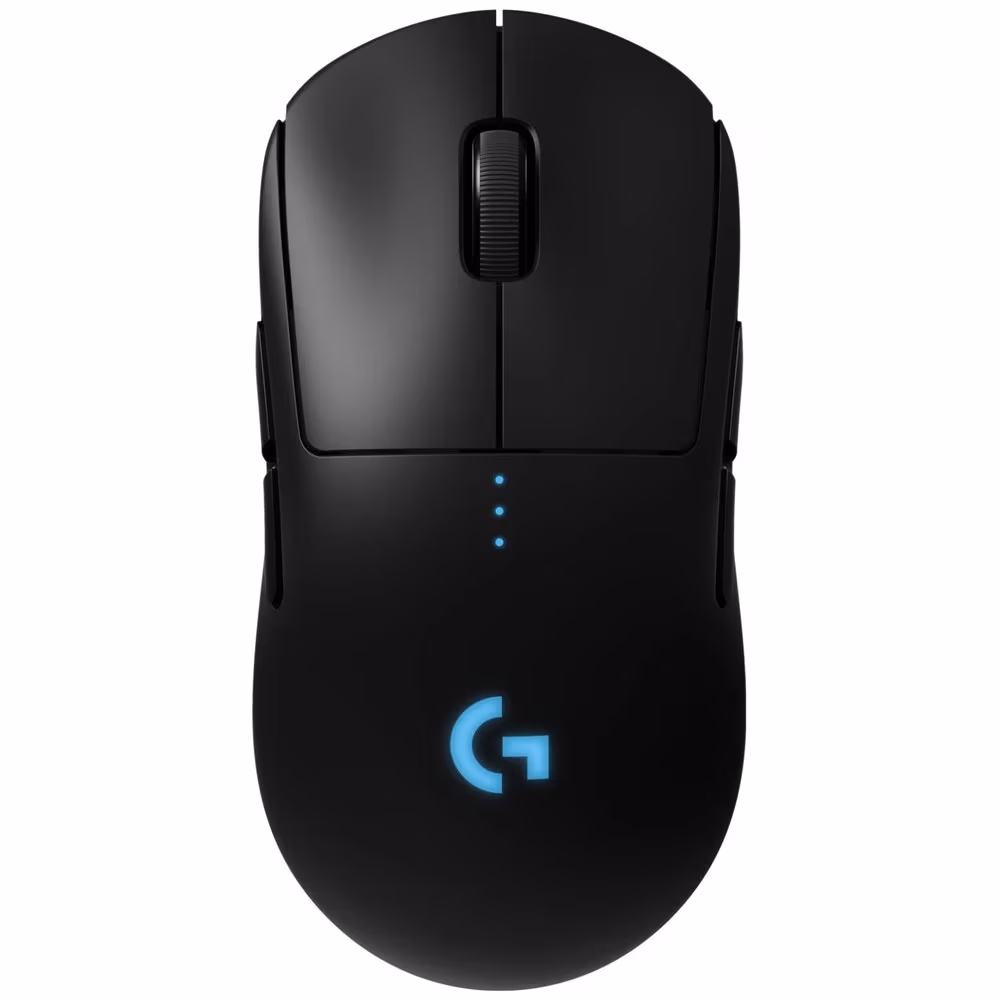Logitech Gaming Mouse G Pro Lightspeed Wireless,High-speed, Hero 16K Gaming Sensor, Mechanical Button, 100-16000 dpi, LIGHTSYNC RGB, POWERPLAY compatible, 1 ms 
