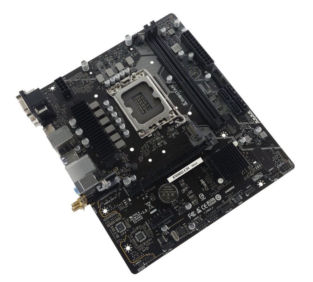 Материнская плата BIOSTAR B760MX2-E D4 / AM4 / B760 / DDR4 / mATX photo 3