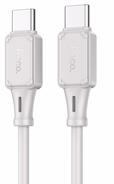Кабель Type-C на Type-C HOCO “X101 Assistant” / 1m / Silicone / 60W / up to 3A / Gray 