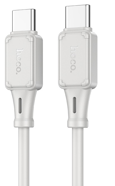 Cablu USB-C to USB-C HOCO “X101 Assistant” / 1m / Silicone / 60W / up to 3A / Gray photo 1