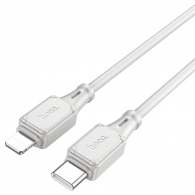 Cablu Type-C la Lightning HOCO “X101 Assistant” / 1m / Silicone / 27W / Gray thumbnav 1