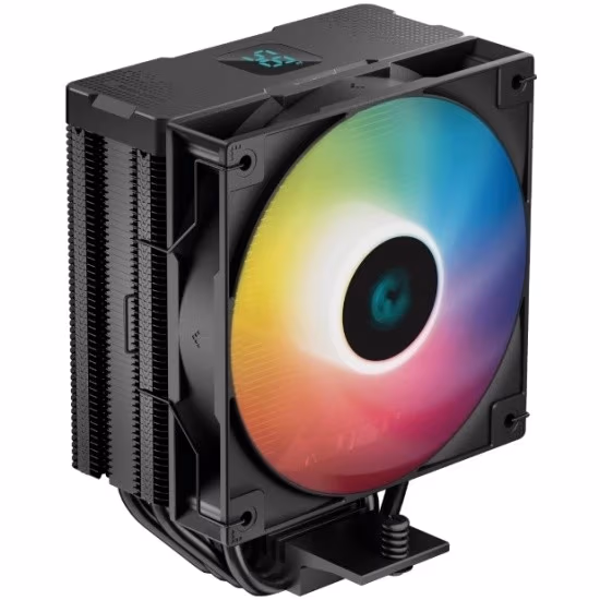 Cooler DEEPCOOL AG400 DIGITAL BK ARGB/ Universal/ 220W/ 500~2100rpm/ <31.6dBA/ 75.89CFM/ Black
