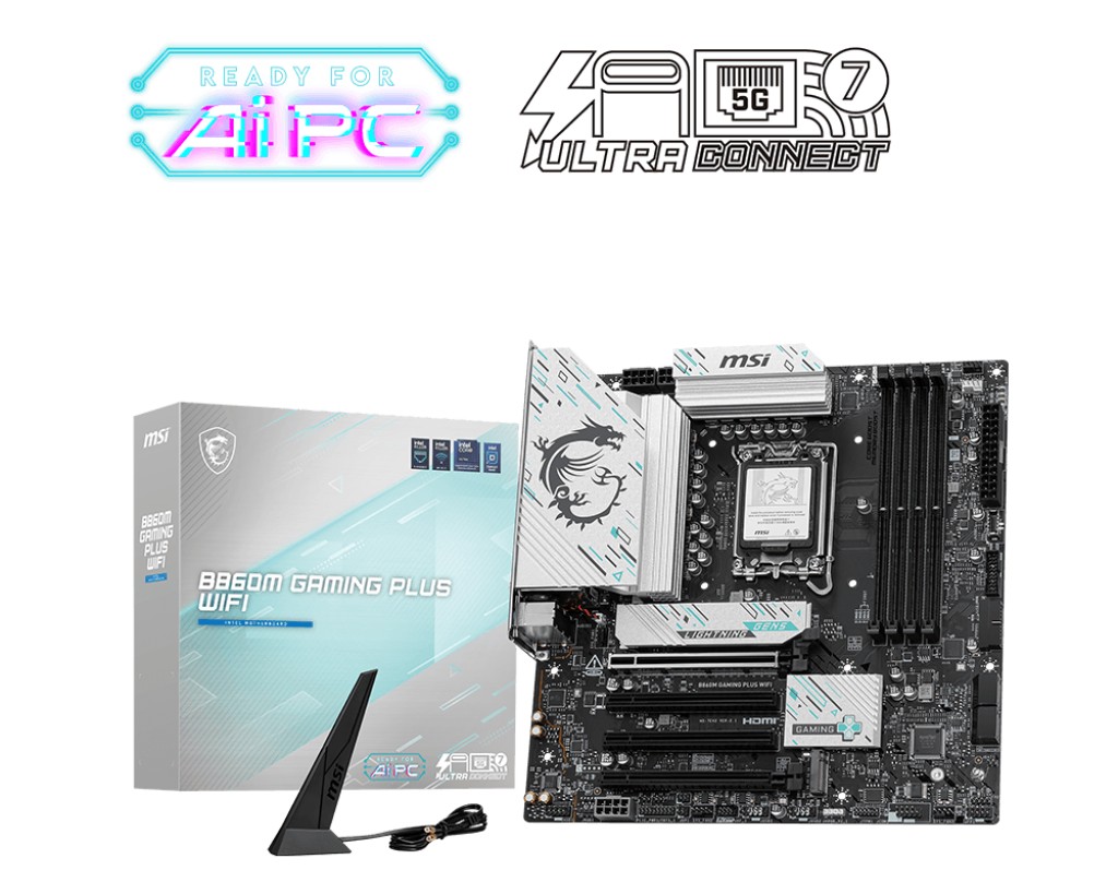 Материнская плата MSI B860M GAMING PLUS WIFI/ 1851/ Intel B860/ DDR5 / ATX photo 1