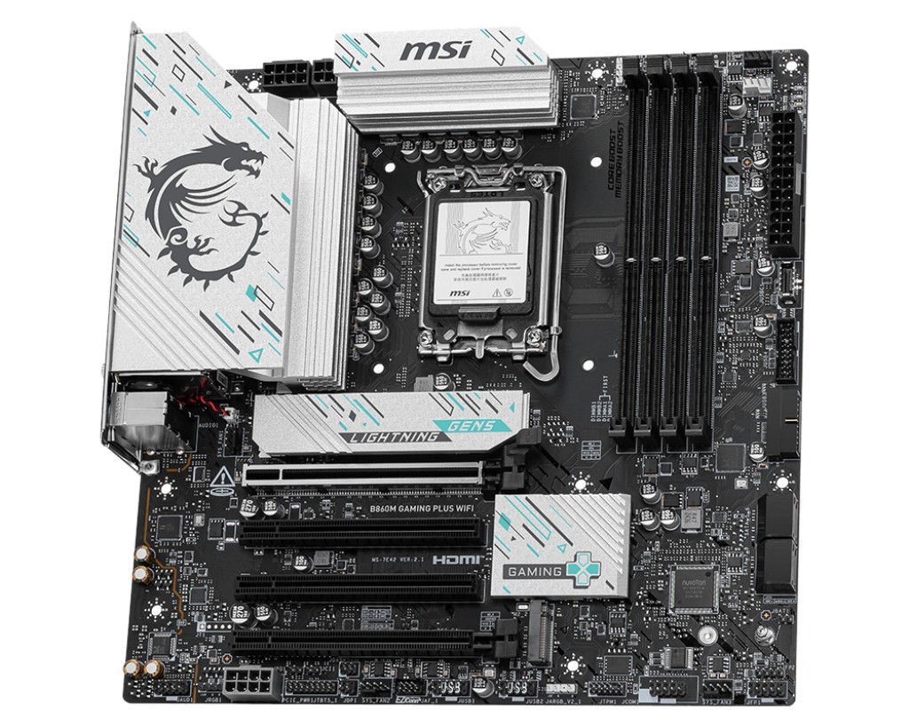Материнская плата MSI B860M GAMING PLUS WIFI/ 1851/ Intel B860/ DDR5 / ATX photo 4