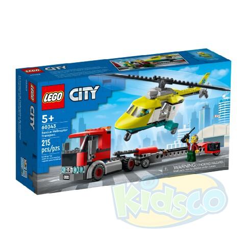 Lego City 60343 Transport Elicopter De Salvare photo 1