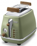 Тостер Delonghi Icona Vintage CTOV 2103.GR, 2 тоста, 900 Вт, Другие цвета thumbnav 1