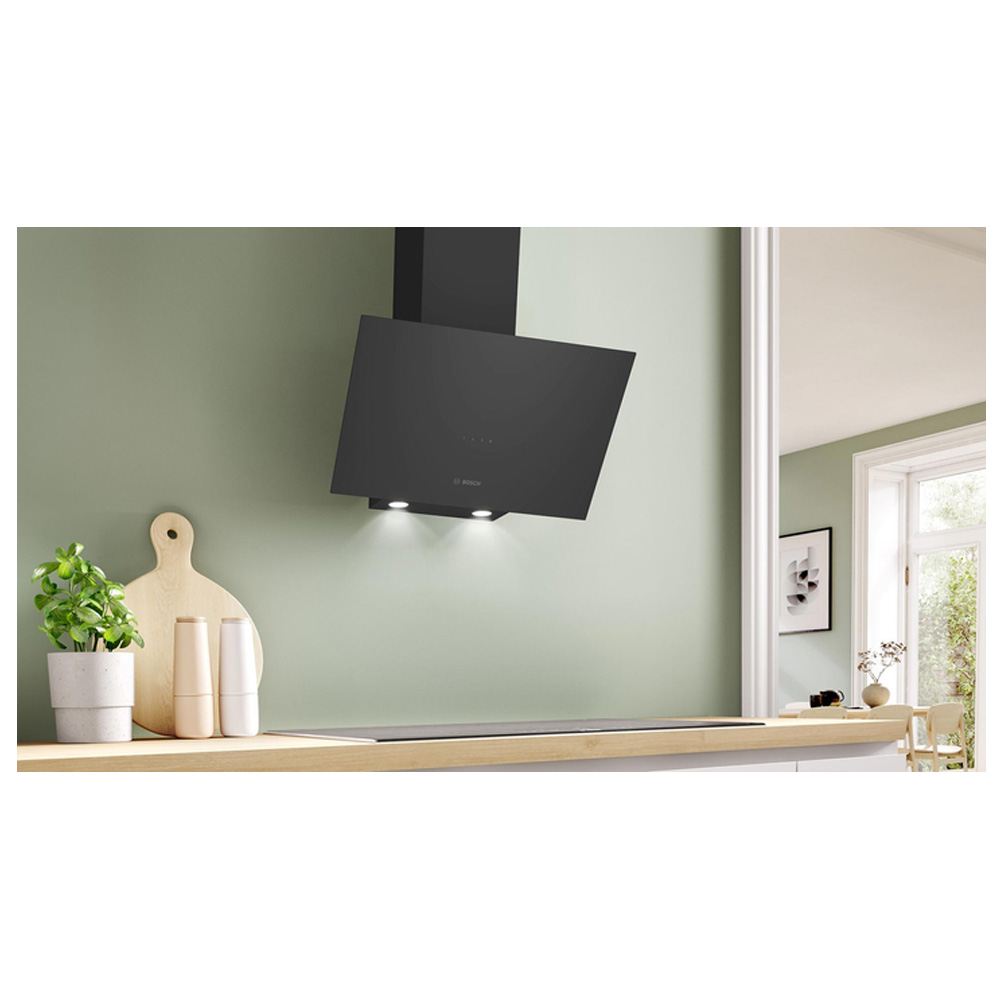Hota Bosch DWK64PJ60T / Pe perete / Pina la 18 m.p / Negru photo 4