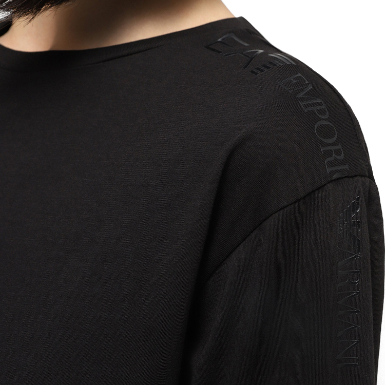 Tricou EA7 EMPORIO ARMANI T-Shirt  S Negru Femei photo 2