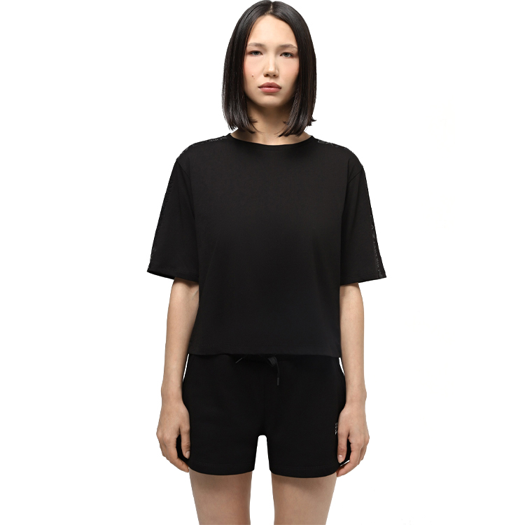 Tricou EA7 EMPORIO ARMANI T-Shirt  S Negru Femei photo 3