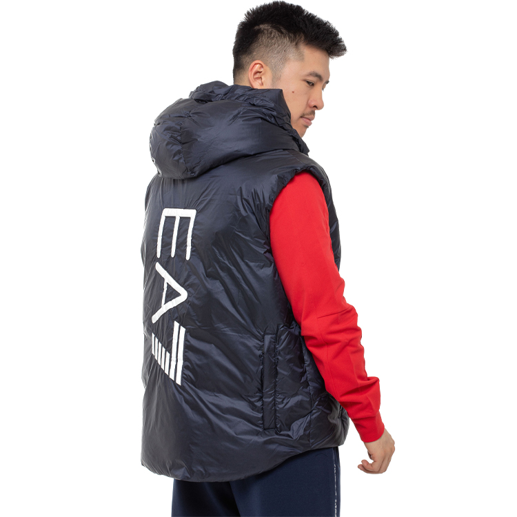 Жилет мужской EA7 EMPORIO ARMANI REVERSIBLE VEST WITH HOOD XS Синий photo 3