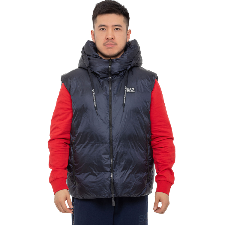 Жилет мужской EA7 EMPORIO ARMANI REVERSIBLE VEST WITH HOOD XS Синий photo 4