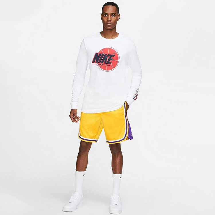 Шорты мужские Nike LAL M NK SWGMN SHORT ROAD S Желтый photo 10