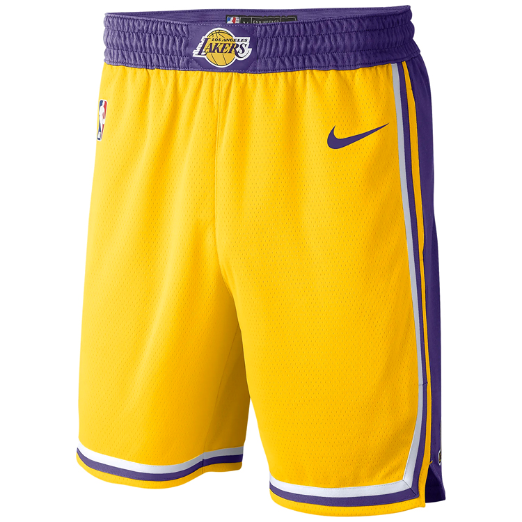 Шорты мужские Nike LAL M NK SWGMN SHORT ROAD S Желтый photo 5