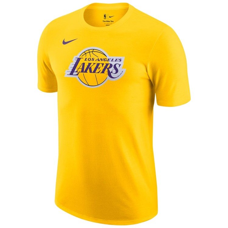 Tricou bărbătesc Nike LAL M NK ES LOGO1 SS TEE S Galben photo 3